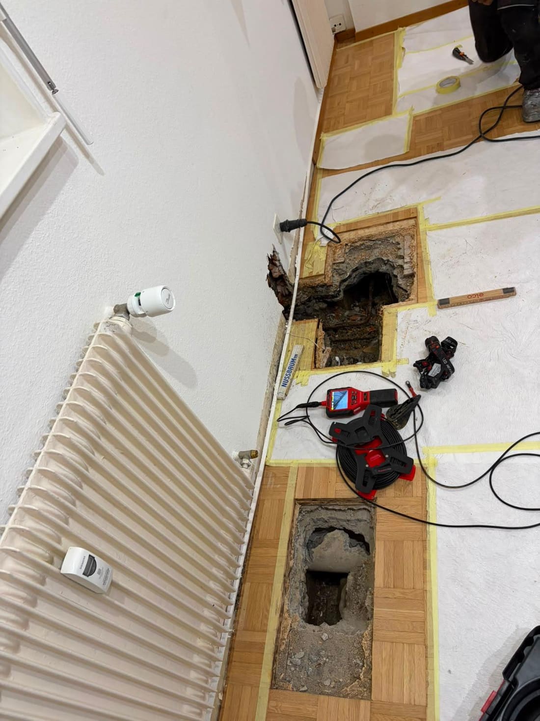 Ouverture ciblée d'un parquet pour inspection